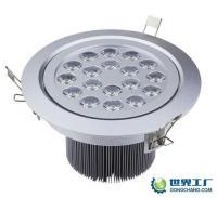 供應高品質18WLED天花燈筒燈_燈具照明_世界工廠網中國產品信息庫